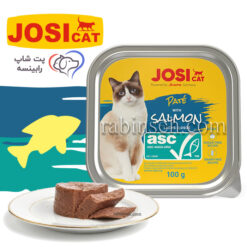 ووم پته ای گربه بالغ جوسرا جوسی سالمون 100 گرم