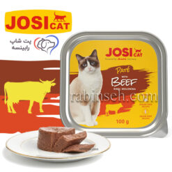 ووم پته ای گربه بالغ جوسرا جوسی گوساله 100 گرم